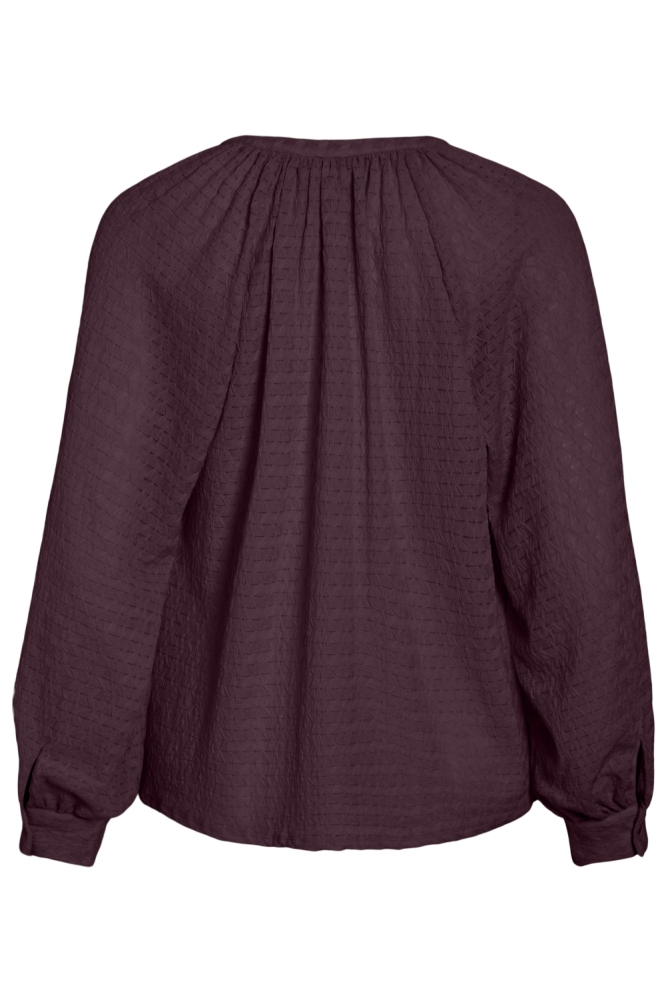 VIBABERA V-NECK L/S SHIRT 14110148 Fig
